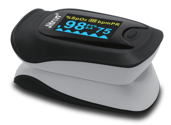 Jitron OxyCHECK Fingertip Pulse Oximeter is intended for measuring